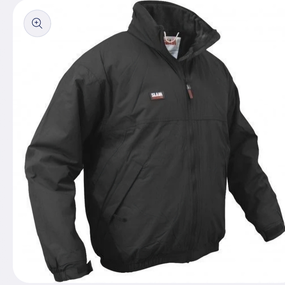 SLAM ATS Iconic Nylon Wind and Waterproof Summer Sailing Jacket in Black. XXL